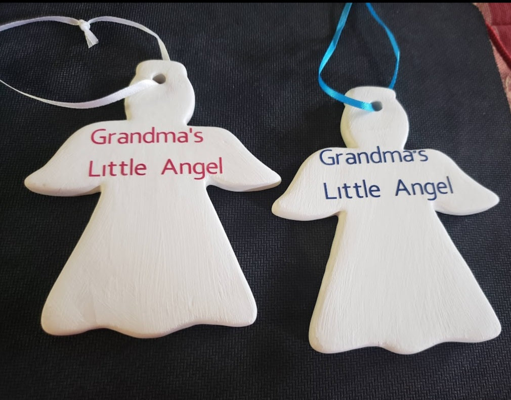 Grandma's Little Angel Ornament
